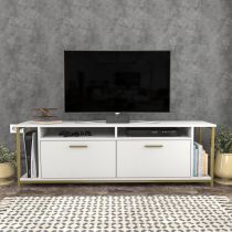 HANAH HOME TV polica Omar White Gold