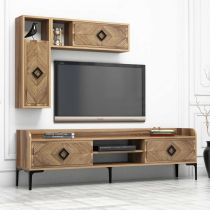 HANAH HOME TV polica Samba Walnut