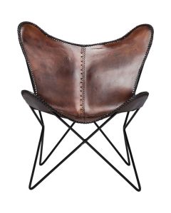 Armchair Butterfly Brown Econo